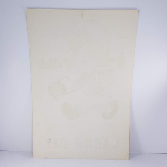 Vintage 1968 Classroom Poster Atrelle Dill Roberta Ross Labor Day - Picture 3 of 3